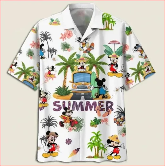 Discover Mickeyy mouse Summer Vacation Hawaiian Shirt Perfect Gift Hawaiian Shirt