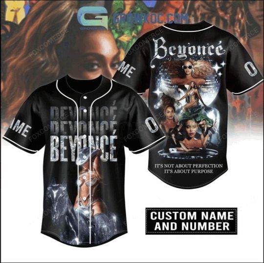 Discover Beyonce Purpose Quote Personalized Baseball Jersey Gift
