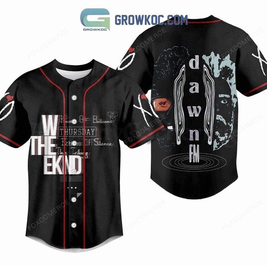 Discover Weeknds Dawn FM Baseball Jersey, House Of The Balloons Style
