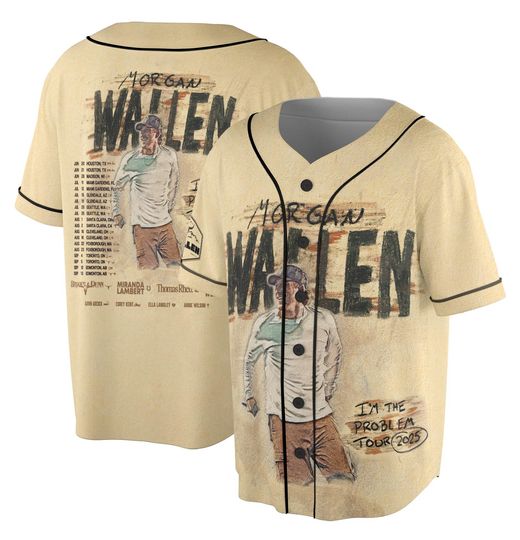 Discover Morgan I'm The Problem Tour 2025 Jersey, Wallen Concert 2025 Jersey