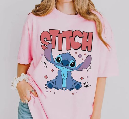 Discover Stitchh T-Shirt, Cute Disneyyy Stitchh Graphic Tee, Lilo and Stitchh Cartoon Shirt