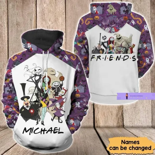 Discover Nightmare Before Christmas 3D HOODIE The Mother Day Gift US Size Christmas Gift