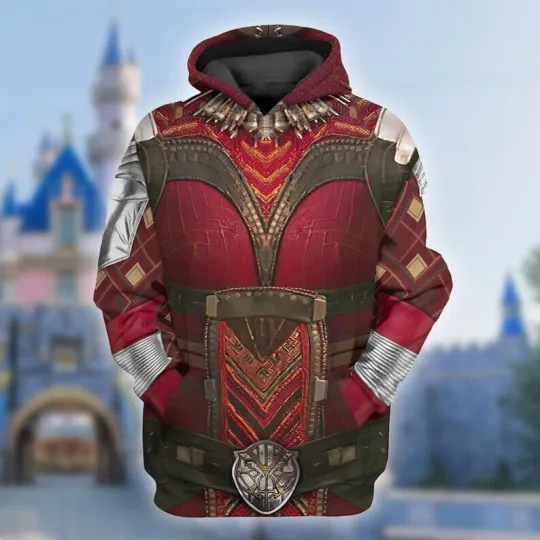 Discover Wakanda Forever 3D Costume Hoodie, Dora Milaje Cosplay Costume, Halloween