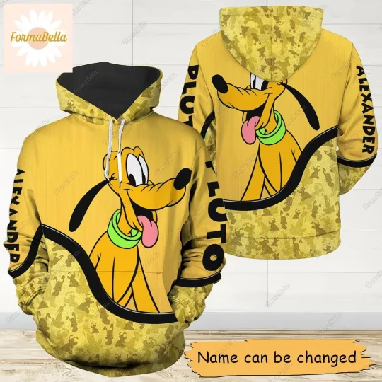 Discover Disneyyy plutoo Personalized 3D HOODIE Best Price US Size Dad Gift Mother Day Gift