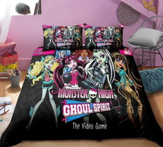 Discover Monster High Quilt Cover  Duvet Cover Doona Girl Bed Set