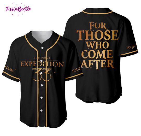 Discover Expedition 33 Custom Baseball Jersey Shirt, Trend Baseball Jersey