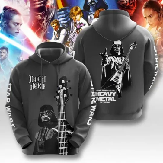 Discover 2025 Starr Warss 3D Hoodie Pullover Unisex Classic Film Fan Gift new