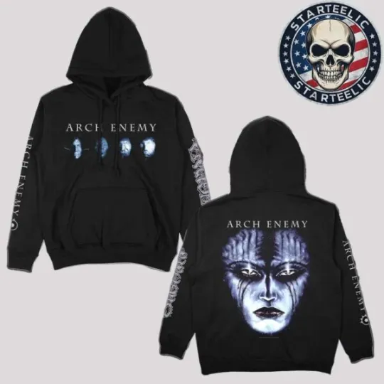 Discover Arch Enemy Merch Stigmata 2025 Unisex Pullover 3D Hoodie
