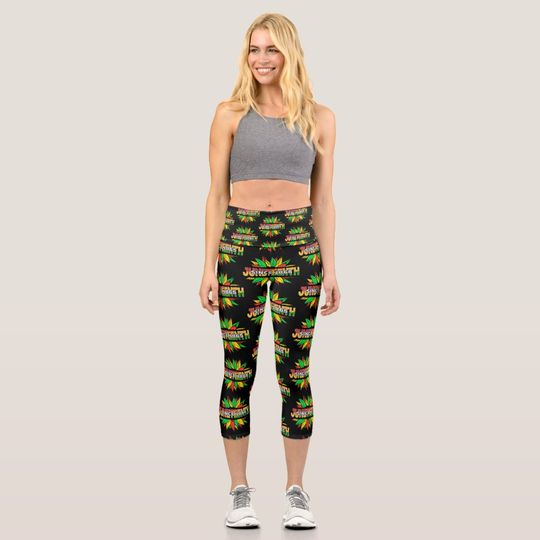 Discover Juneteenth Sunflower 1865 Emancipation African Leggings
