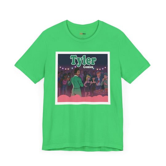 Discover Tyler Comic Tee, Fun Graphic T-Shirt, Comedy Shirt, Gift for Comic Lovers