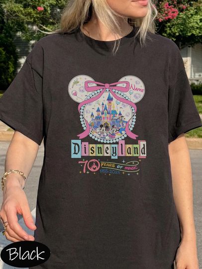 Discover Disneyyland 70th Anniversary Shirt, Disneyyy Castle Tee, 70 Years of Magic Shirt