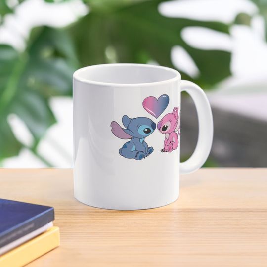 Discover Stitchh and Angel Coffee Mug