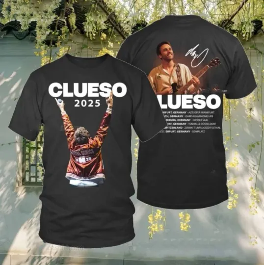 Discover New Clueso Tour 2025 3D T Shirt For Men BL396
