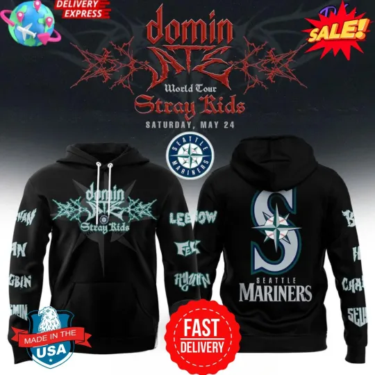 Discover Seattle Mariner Stray Kid Dominate World Tour Special 3D Hoodie