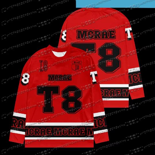 Discover Tate McRae T8 Logo 2025 Hockey Jersey
