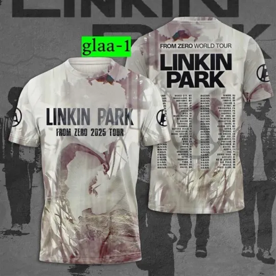 Discover Linkin Park 2025 From Zero World Tour 3D T Shirt