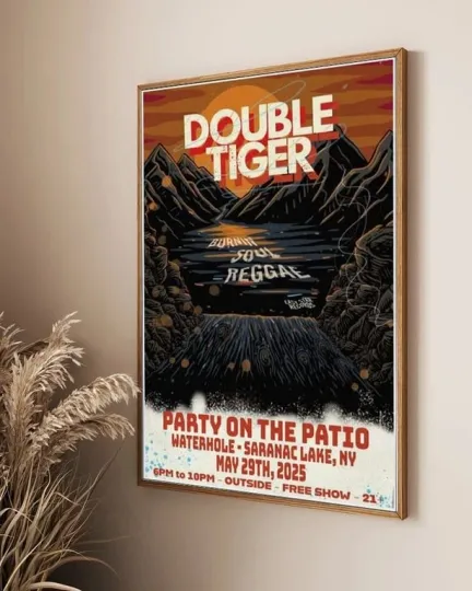 Discover Double Tiger Waterhole Saranac Lake, NY May 29 2025 Tour Poster
