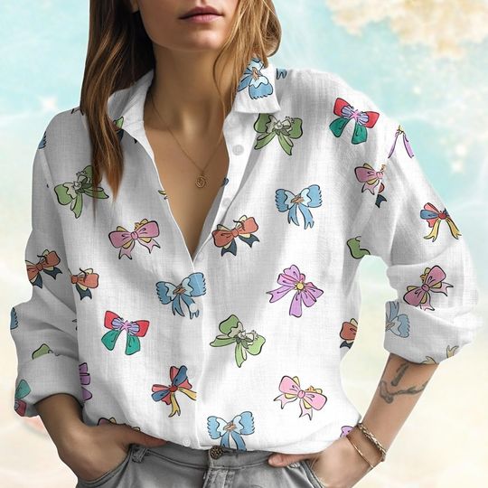 Discover Princess Coquette Bows Linen-Look