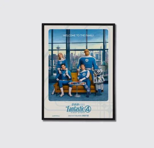 Discover HOT POSTER!! The Fantastic 4: First Steps New 2025 Movie Poster