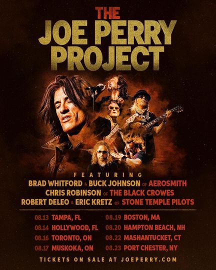 Discover Chris Robinson and STP Members for Summer 2025 Tour Poster