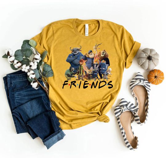 Discover Zootopiaa Friends Shirt, Funny Disneyyy Zootopiaa Tee, Disneyyy Vacation Shirt