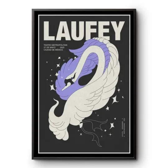 Discover Laufey Teatro Metropólitan, Mexico, MX May 27 2025 Tour Poster