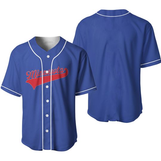 Discover Minnesota State Flag Baseball Jersey