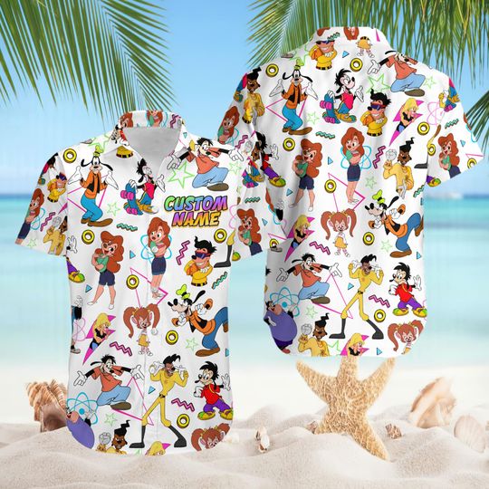 Discover Custom Name goofyy Powerlinee Max Roxanne Hawaiian Shirt, Powerlinee Stand Out World