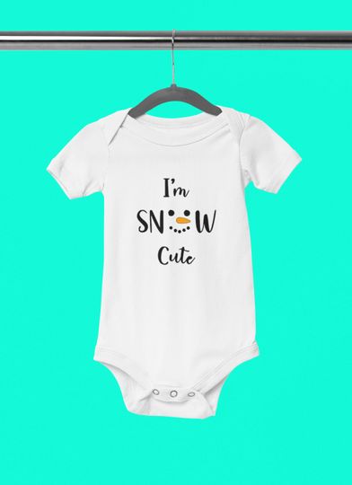 Discover Snow Cute Baby Bodysuit