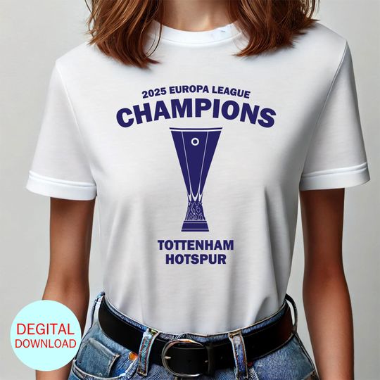 Discover 2025 Europa League Champions Tottenham Hotspur Shirt