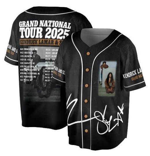 Discover Kenrick Lamar and Sza Jersey, Concert Kendrick Lamar and Sza Jersey