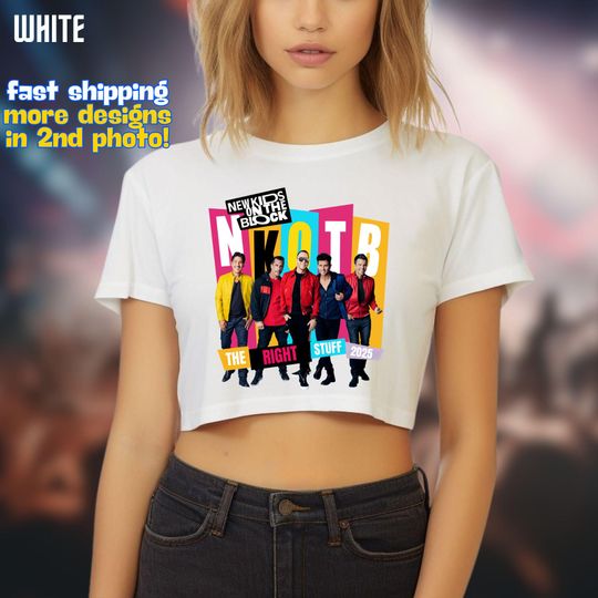 Discover NKOT Block The Right Stuff Tour 2025 Crop Top