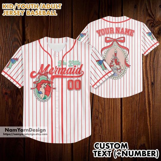 Discover Custom Princess Baseball Jersey, Custom Name Princess Baseball Jersey