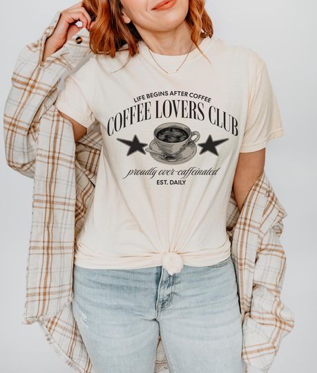 Discover Coffee Lovers Club T-shirt, Funny Caffeinated, Funny Coffee Lovers Shirt