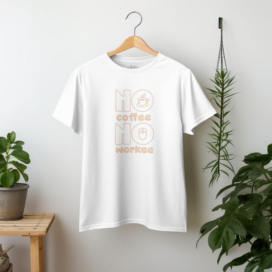 Discover No Coffee no Workee t shirt, Caffeine Lovers, Caffeinated Vibes, Coffee lover t shirt