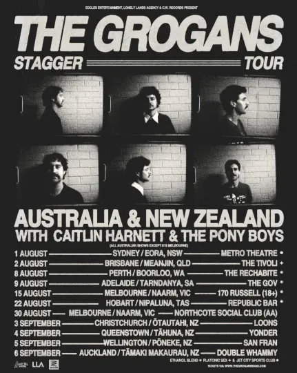 Discover The Grogans Stagger Tour 2025 Poster, Gift for fans