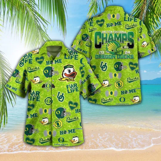 Discover Oreg ducks Football 3D Hawaiian Shirt – Game Day Fan Gear | College Team Shirt