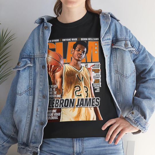 Discover SLAM Vintage Lebron James T-Shirt, Basketball Fans