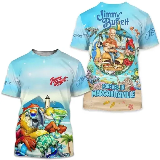 Discover Keep The Pary Going A Tribute To Jimmy Buffett Short Sleeve 3D T-Shirt