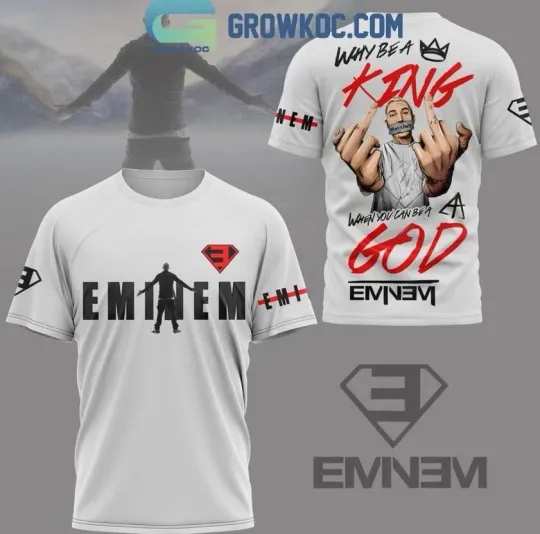 Discover Slim Shady Eminem Why Be A King When You Can Be A God 3d T-Shirt