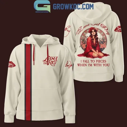 Discover Lana Del Rey I Fall To Pieces When I m With You Fan Hoodie  3D