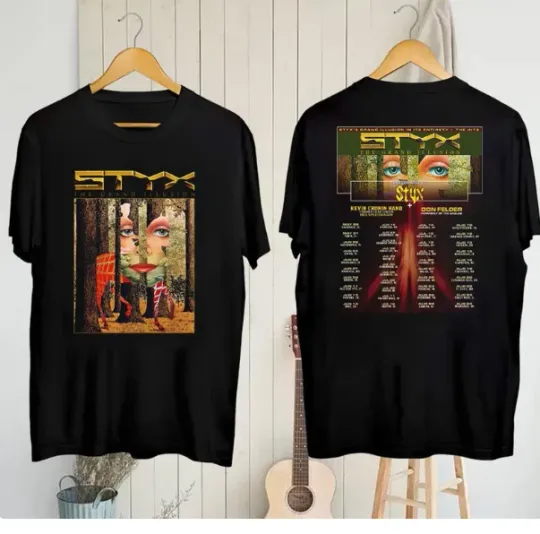 Discover Styxs Band The Grand Illusion Tour 2025 Shirt