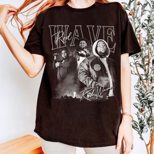 Discover Rod Wave Shirt Retro Tour T Shirt Western Graphic Tee Country Music Unisex Gift