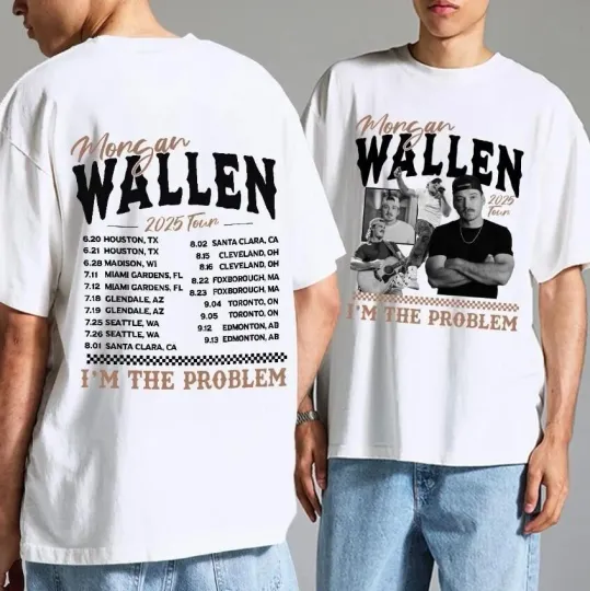 Discover Wallen Western I m The Problem Tour 2025 T-shirt All Size S-4XL