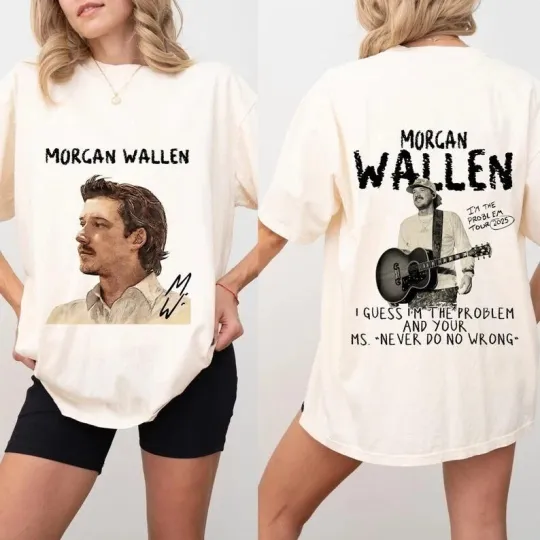 Discover Wallen Western I’m The Problem Tour 2025 T-shirt