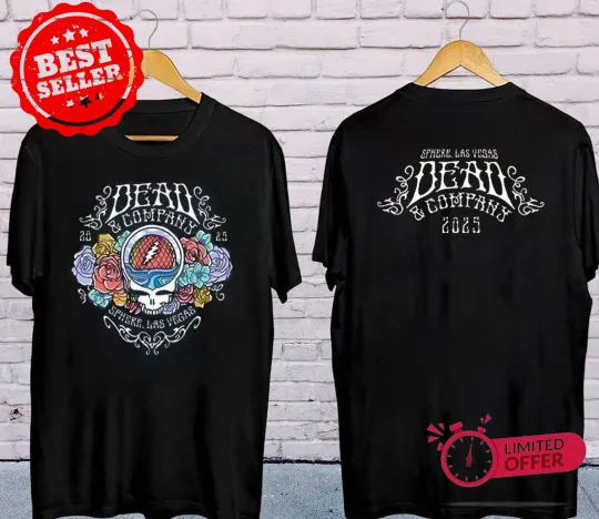 Discover Dead And Company Sphere Las Vegas 2025 Tour T-Shirt
