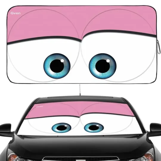 Discover car sunshade, Personalized Auto Sun Shade, Custom car sun shade, windshield sun