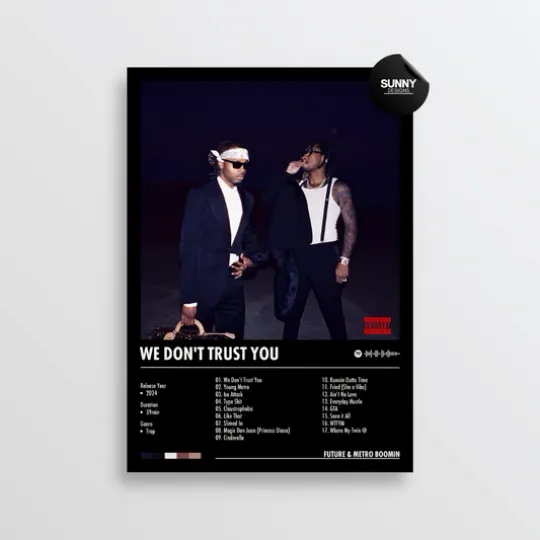 Discover Future & Metro Boomin - We Don't Trust You | Album Cover Poster