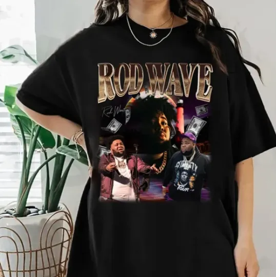 Discover Rod Wave Concert T Shirt Last Lap Tour Hip Hop Fan Gift Rap Music Tee