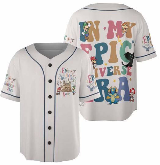Discover Epic Universe Baseball Jersey, Epic Universe Family Matching